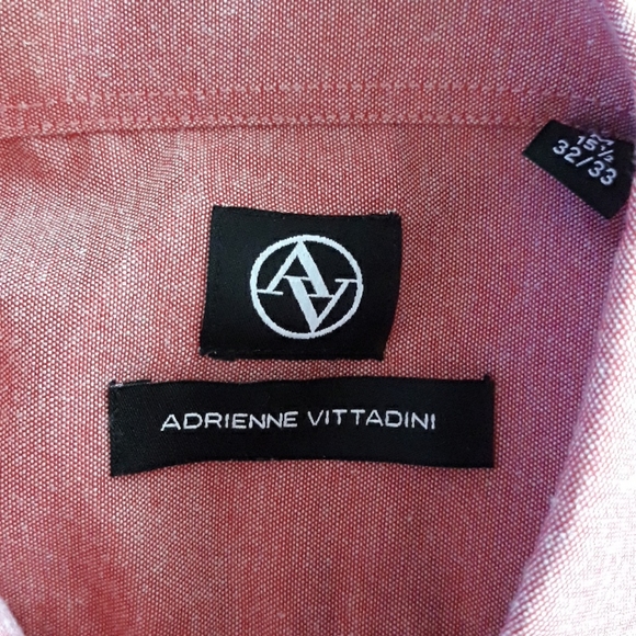 Men's Adriane Vittadini shirt 15 and 1/2 32/33 - Picture 3 of 3